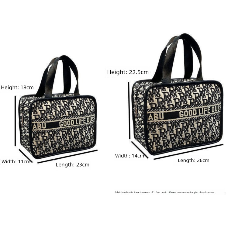 2025 Designer Makeup Bag Large Capacity High Beauty Viral Instagram Women's Carry on Handbag Storage for Going Out Stylish Trendy Practical Organ