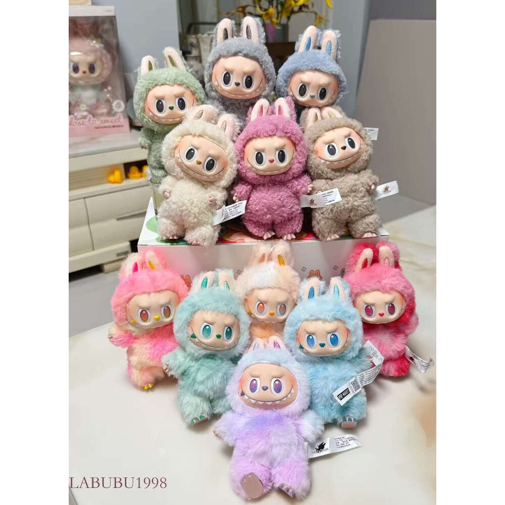 Labubu Doll V3 V2 V1 Monsters Big Into Energy Series - Blind Box Kawaii Figure with Face, Doll Clothes, Keychain, Decor & Gift - Blind Bag