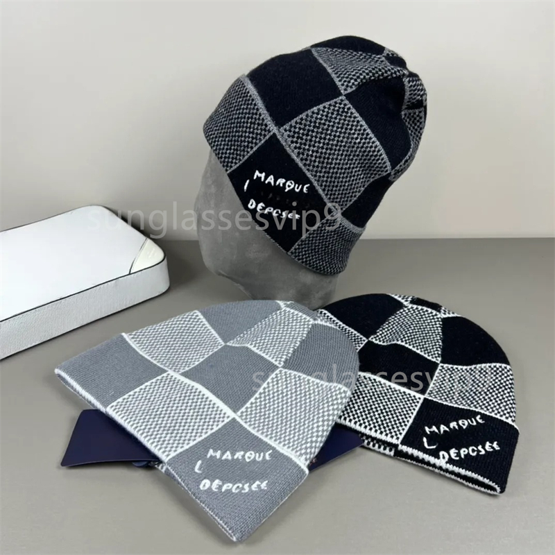 Beanie Mutze Fashion Designer Hats knitted hats Men's and Women's Beanie Winter hat Thermal Knit Hat Ski Bonnet Plaid Skull Hat Luxury warm Cap