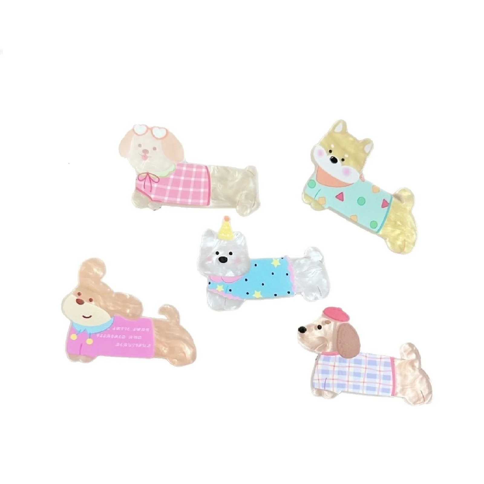 10pcs Hair Clips Sweet Laser Kids Girls Side Clips Cute Cartoon Bangs Clips Broken Hair Duckbill Clips Five Pairs Clip R250730