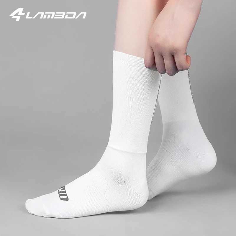 Lamada Cycling Socks Men Professional Compression Running Socks Non-Slip Sports Accessories Basketball Socks Football Socks Man Z250731
