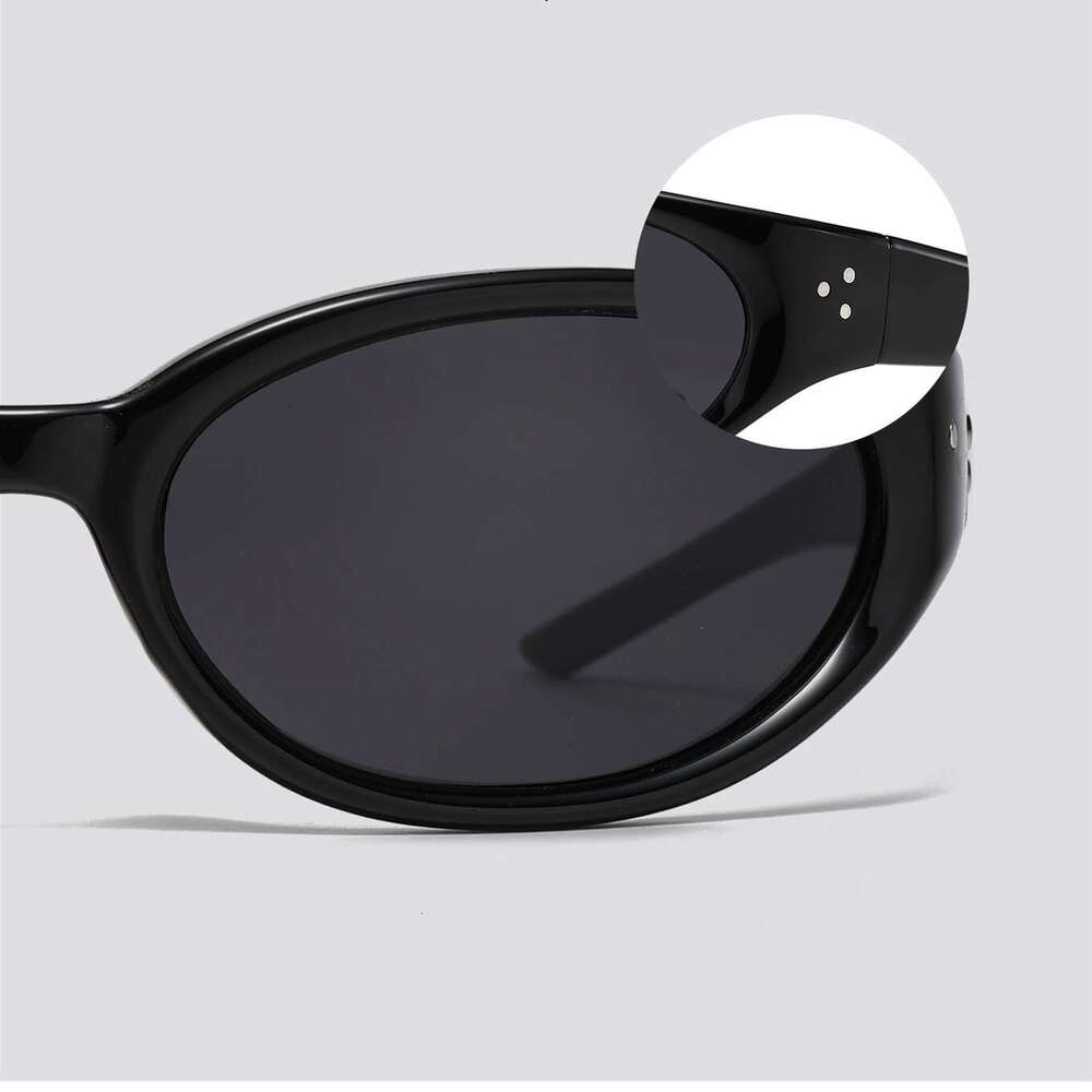 DHcollections 2025 Futuristic Cat-Eye Sunglasses UV400, Slim-Fit, Unisex for Driving, Cycling, Fashion | Black, White, Silver, Purple, Green