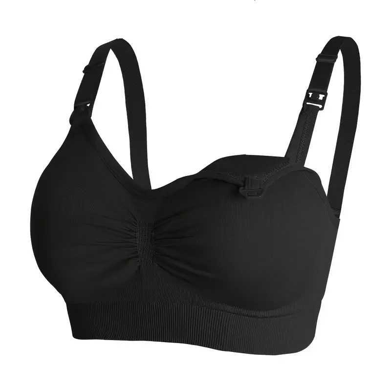 Push Up Drop Cup Wire Free Maternity Nursing Bras for Pregnancy to Breastfeeding - Supportive Comfort Z250730