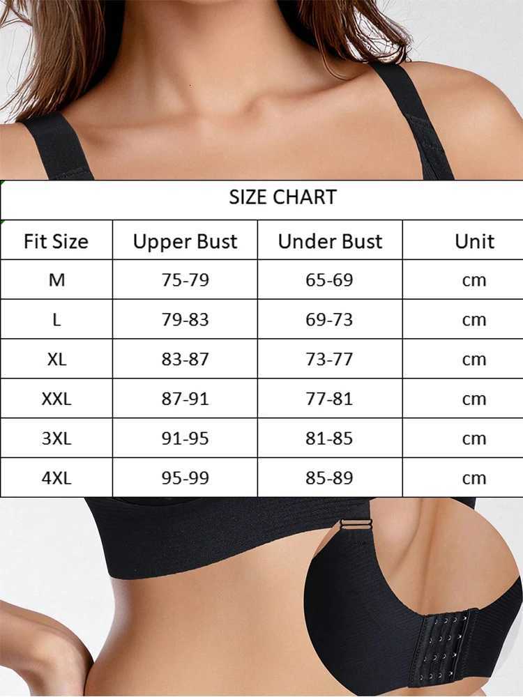 Finetoo M-4XL Womens Seamless Push-Up Bra with Removable Pads Comfortable Wireless Solid Color Adjustable Band Size Bra Top Z250730