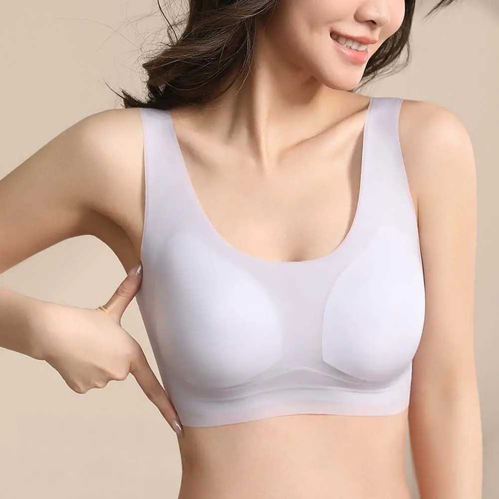 Breathable Close-fitting Wireless Deep V Bra Shockproof Traceless Push Up Underwear Lingerie Adjustable Seamless Sports Bras Z250730
