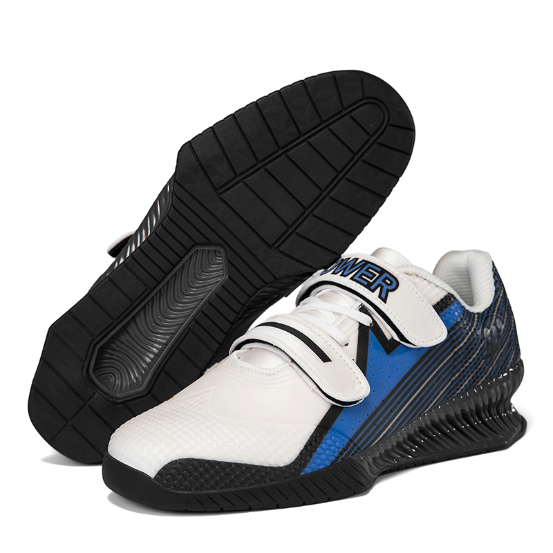 Weightlifting Sneakers Mens trainers Indoor fitness hard sole support flat bottom non slip shock absorption