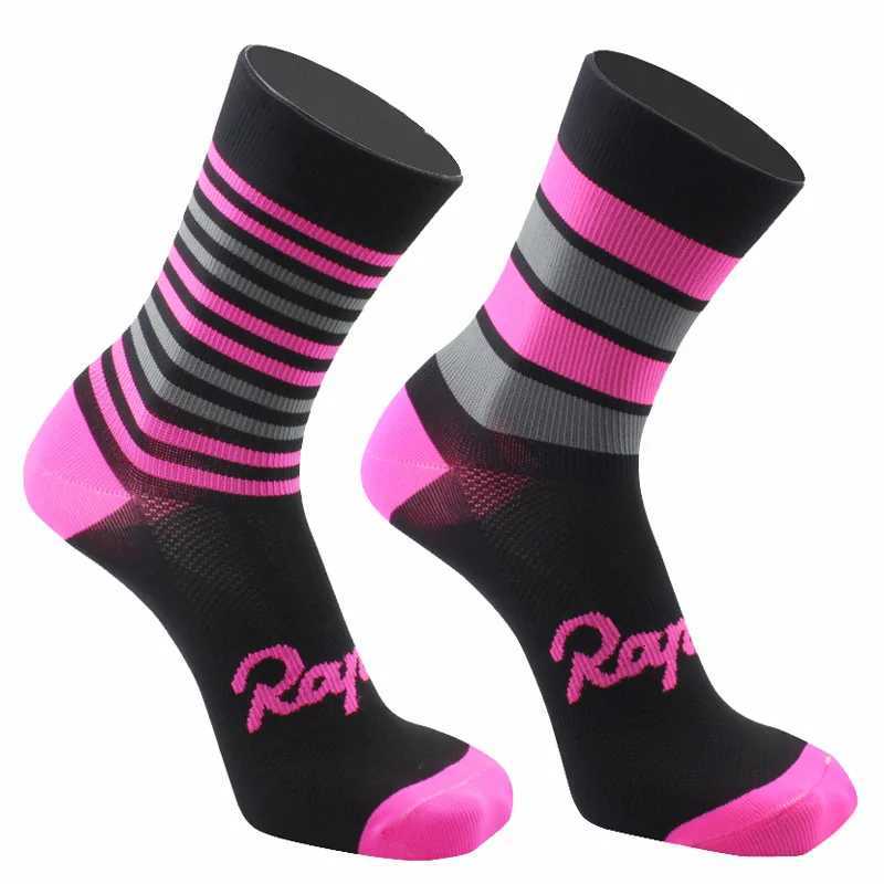 2024 New Cycling Socks Top Quality Professional Brand Sport Socks Breathable Bicycle Sock Outdoor Racing Big Size 6 Colors s14 Z250731