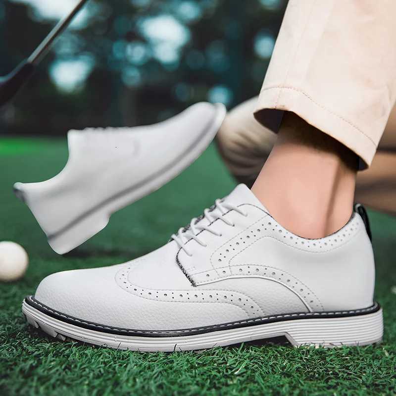 Golf Shoes Mens Four Seasons Non Slip Sports Shoes New Fion Breathable Cfortable Versatile Nail Casual Sports Shoes Y250731
