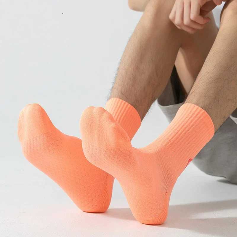Running Socks Unisex Men Women Middle Tube Quickly Dry Outdoor Sports Marathon Bike Riding Fitness Training Crew Socks 1-20 Pairs Z250731