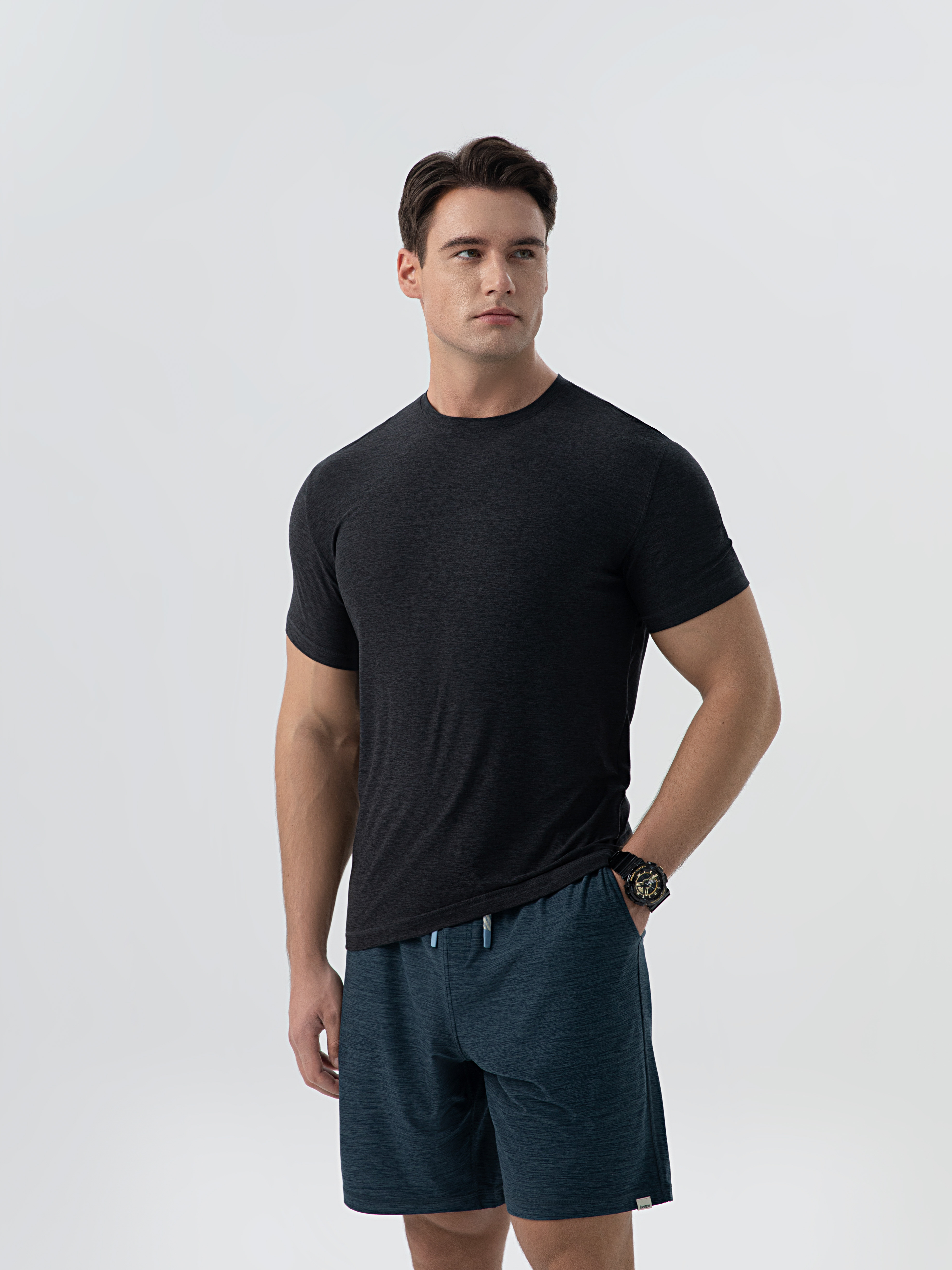 Breathable Mens Light-Duty Tee with Comfort-Fit for Everyday Wear
