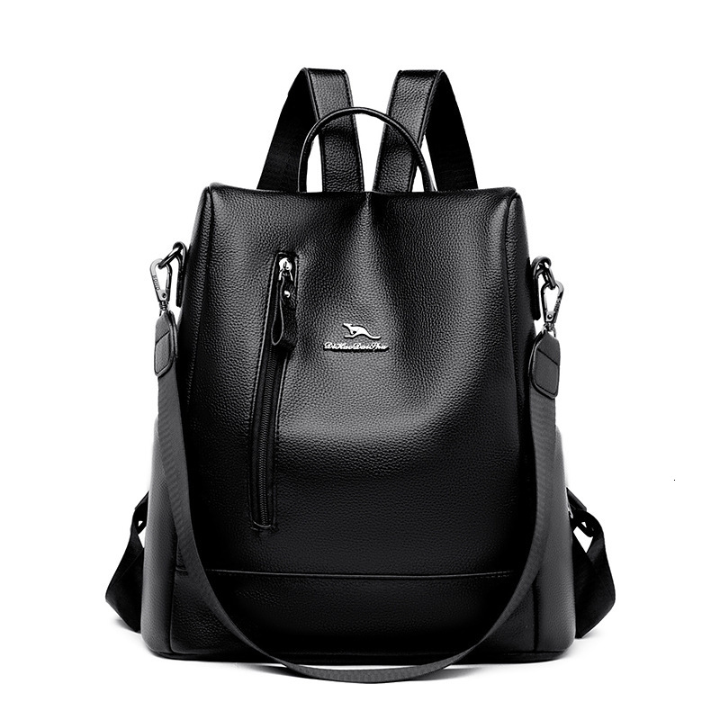 2025 Summer New Women's Shoulder Bag Korean Style Fashion Large Capacity Women's Backpack Single Shoulder Soft Leather Women's Shoulder