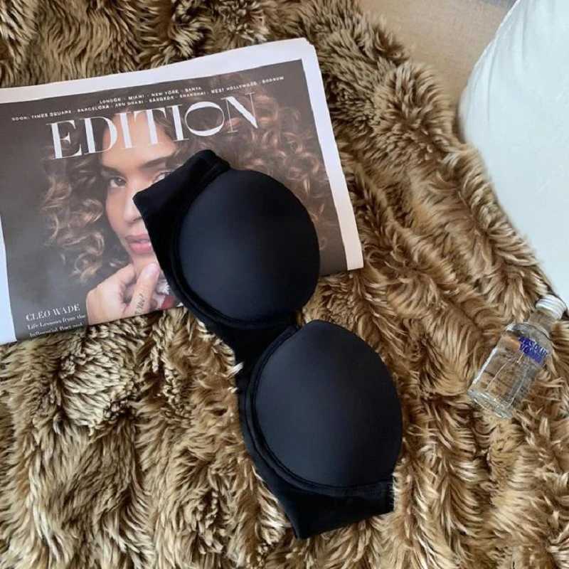 Summer Sexy Womens Bra Simple Soft Thin Pad Bralette Invisible Bra Sexy Lingerie Seamless Bras 2024 New Push Up Underwear Z250730