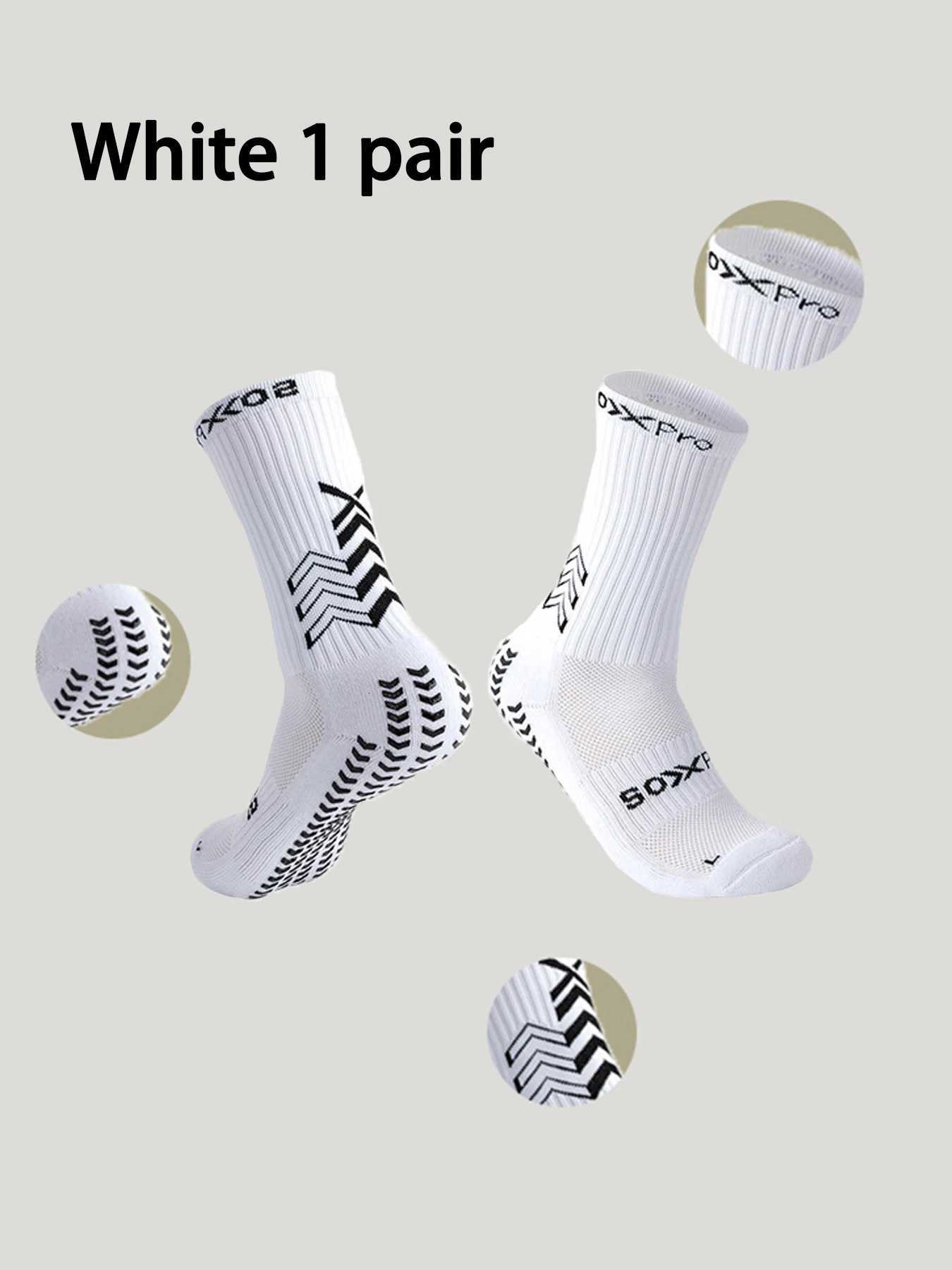 1/2/3 Pairs Soccer Socks Outdoor Fitness Basketball Socks Grip Socks Anti-slip Breathable Cycling Socks Sports Socks Men Football Z250731