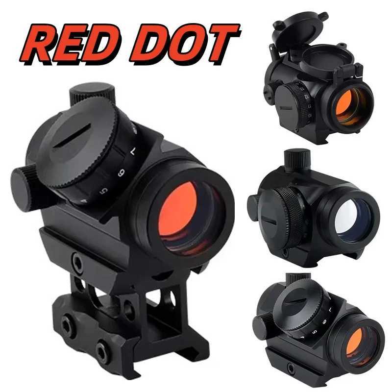 Tactical Green Red Dot Sight Optics Reflex Riflescope Hunting Scopes Fit 11/20mm Rails Rifle for Hunting Firearms Airsoft R250730