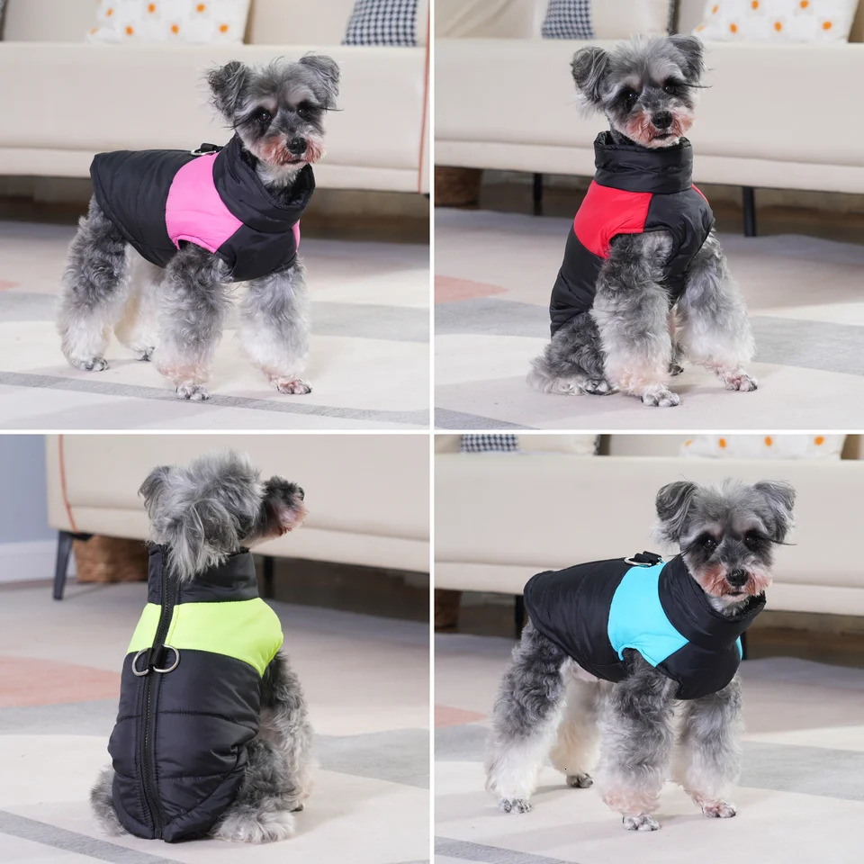 Winter Dog Clothes Large Small Medium Dogs Warm Waterproof Pet Vest Breathable Soft Pets Coat Lightweight Labrador Pug Jacket 250729