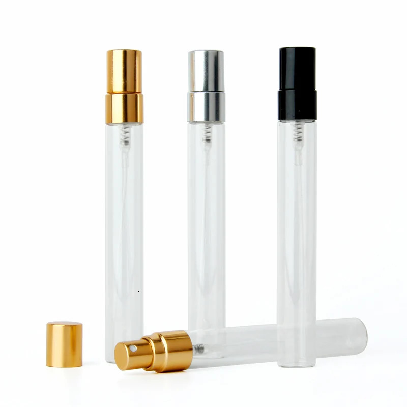 100PCS/Lot 2ml/3ml/5ml/10ml Refillable Perfume Bottle Empty Spray Bottle Atomizer Perfume Bottles 250726