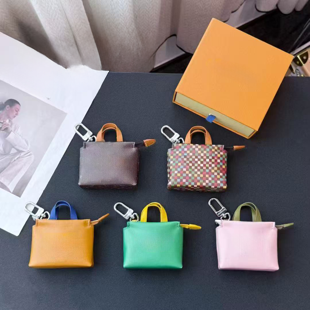 Designer Mini Shopper Sac charme portefeuille portefeuille portefeuille de cartes de crédit pour femmes porte-monnaie portefeuille en cuir portef
