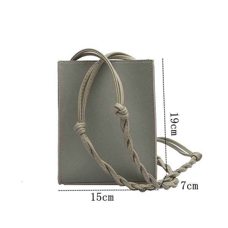 Small Square Shoulder Bag Leather Weaving Belt Crossbody Bag FAshion Women Sloid Phone Pouch Vintage Messenger Package Y250730