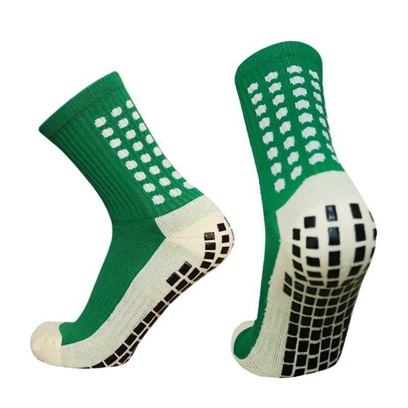 New Anti-slip Soccer Socks Men Women Outdoor Sport Grip Football Socks EU 38-43 US6-9.5 Z250731