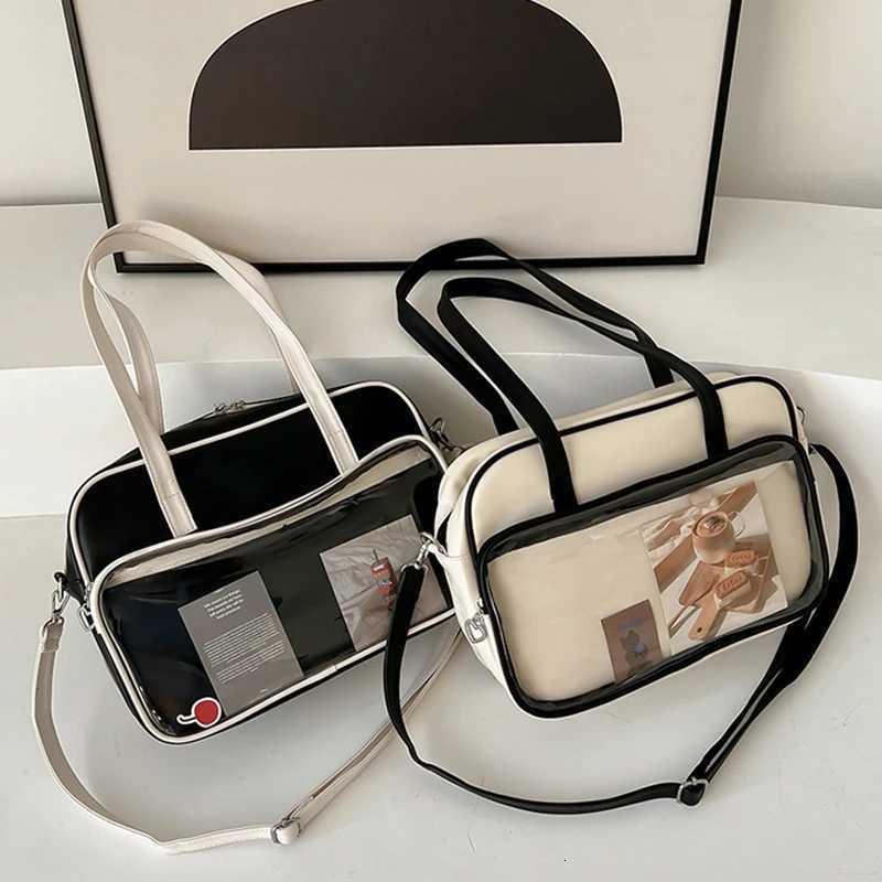 1pcs Womens shoulder bag Handbag for women CuteTransparent Pocket Style Shoulder Purse Womens shoulder bag Y250730