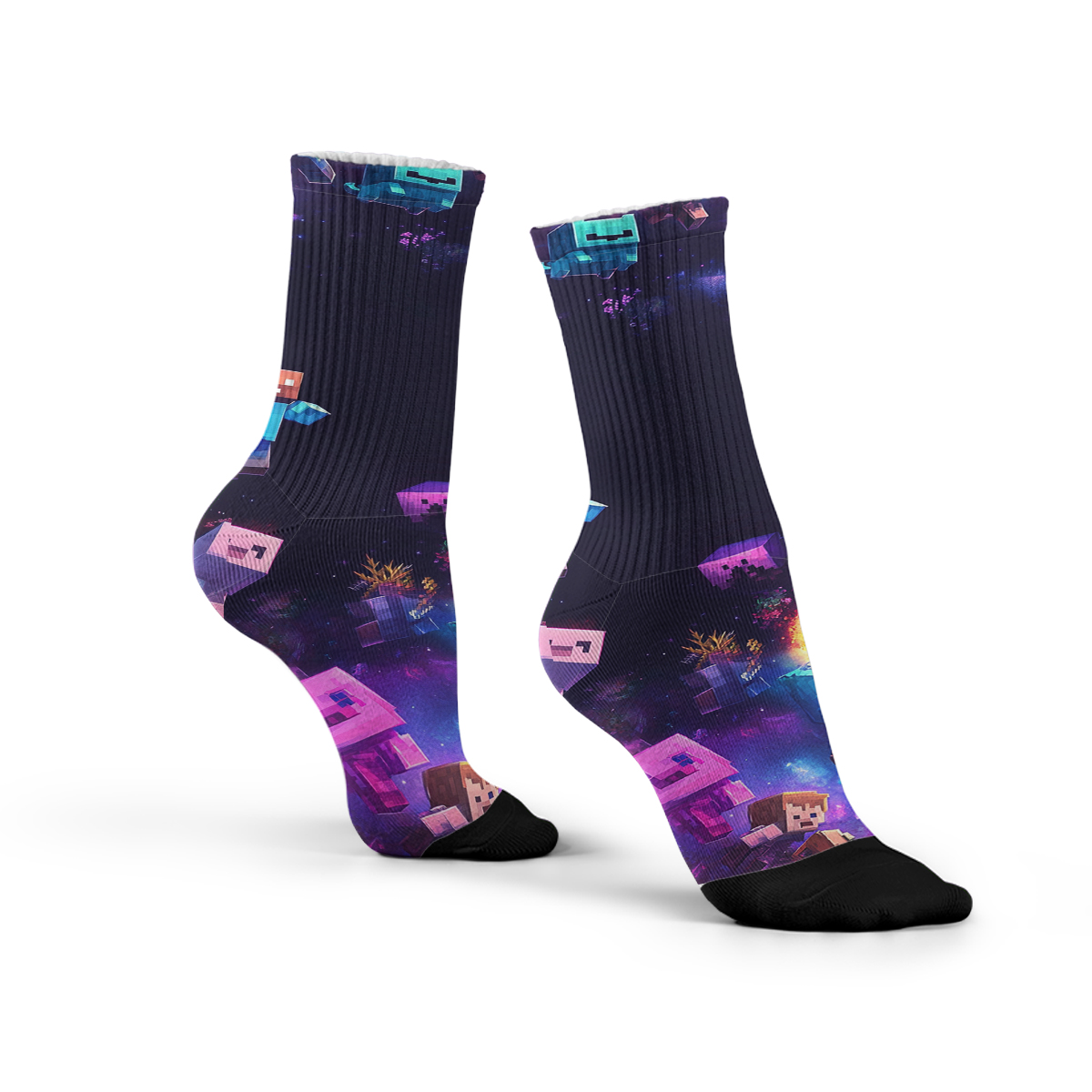 Nebula Game World Unisex Tube Designer Sock C112