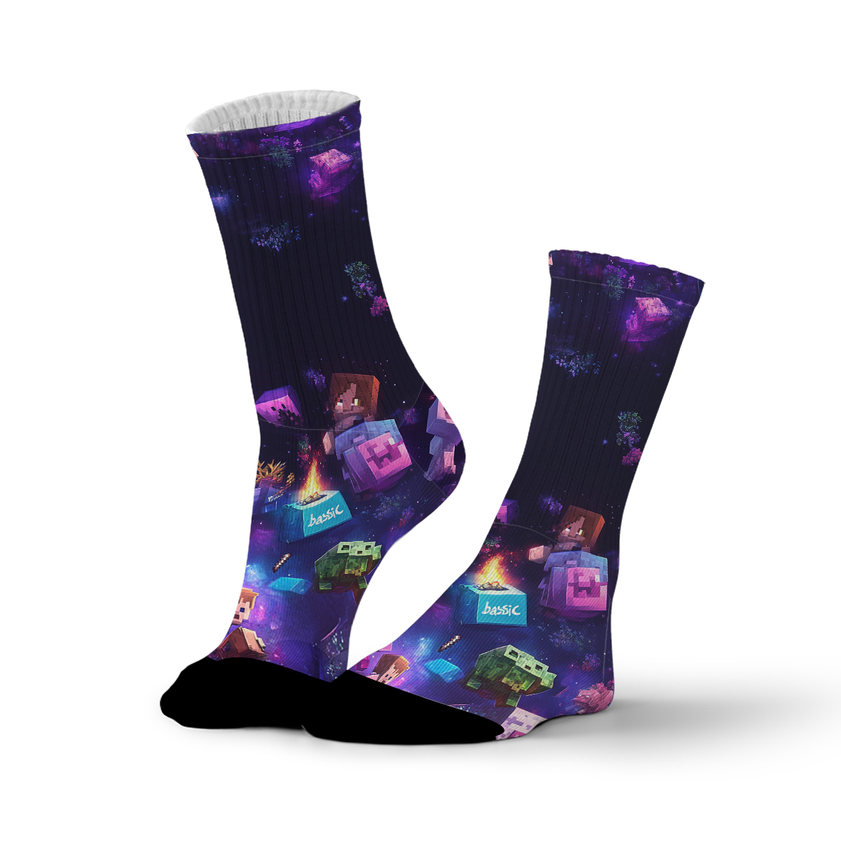Nebula Game World Unisex Tube Designer Sock C112
