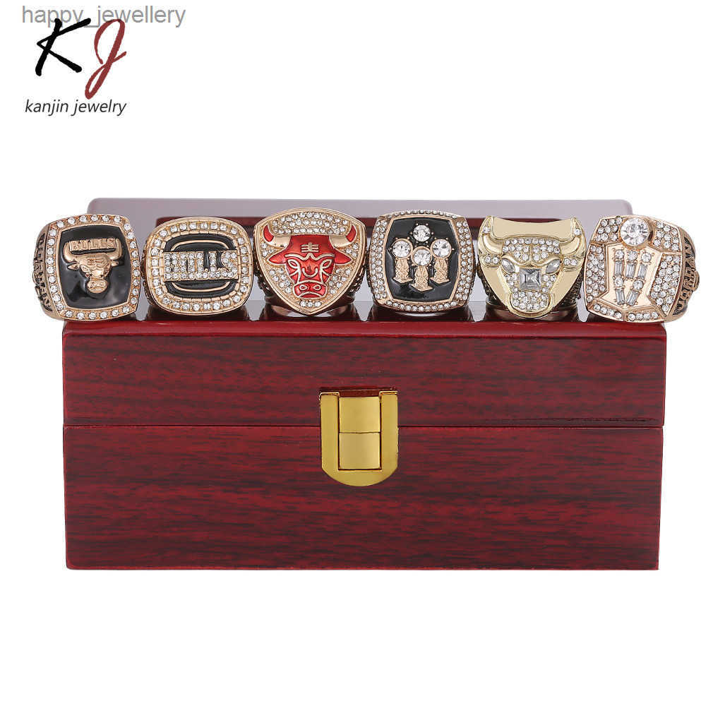 Basketball Chicago Bulls 6 Years Championship Ring Set Fans Collection Edition T250731