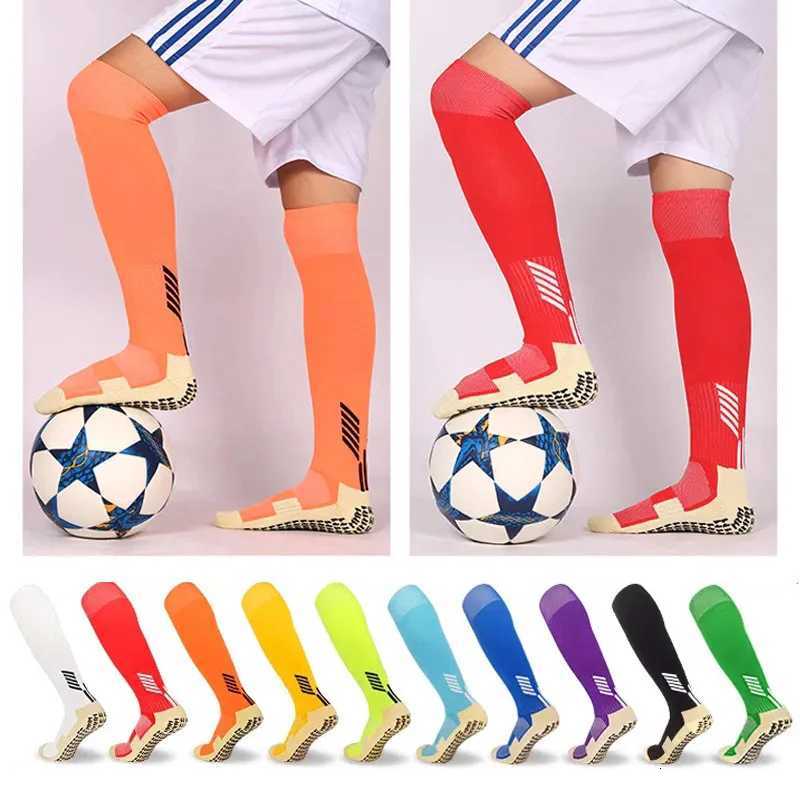 Long Tube Anti-Slip Soccer Socks Towel Bottom Breathable Football Socks Adults Youths Kids Outdoor Sport Knee High Non-Slip Sock Z250731