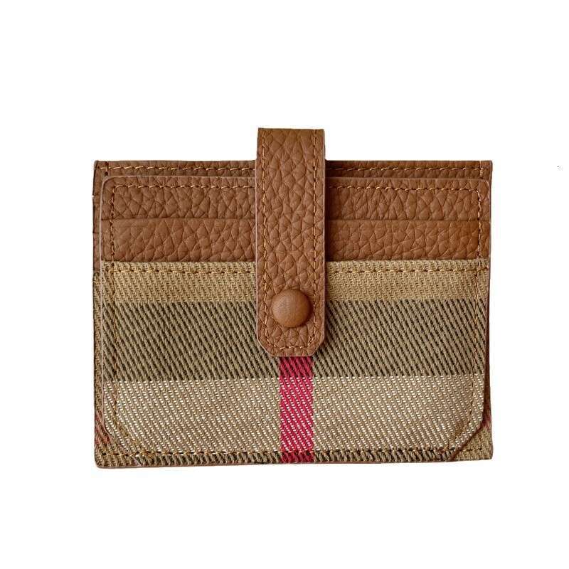 Hot Selling Genuine Leather Ultra-thin for Women Multi-card Slot Card Clip Mini Wallet Driver's License Simple Document Holder