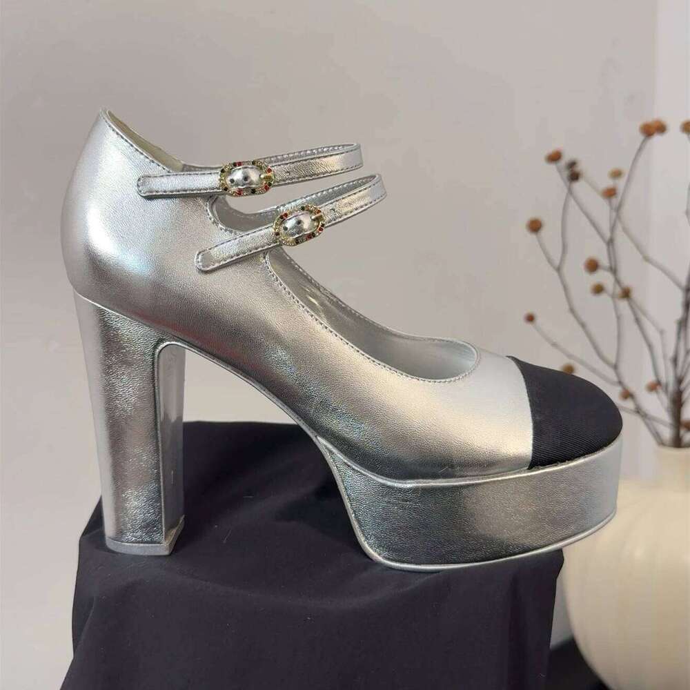 Women Size34-41 Genuine Leather Pumps Mary Janes Super High Heels Flat Platform Roman Designer Shoes Zapatillas De Mujer c54