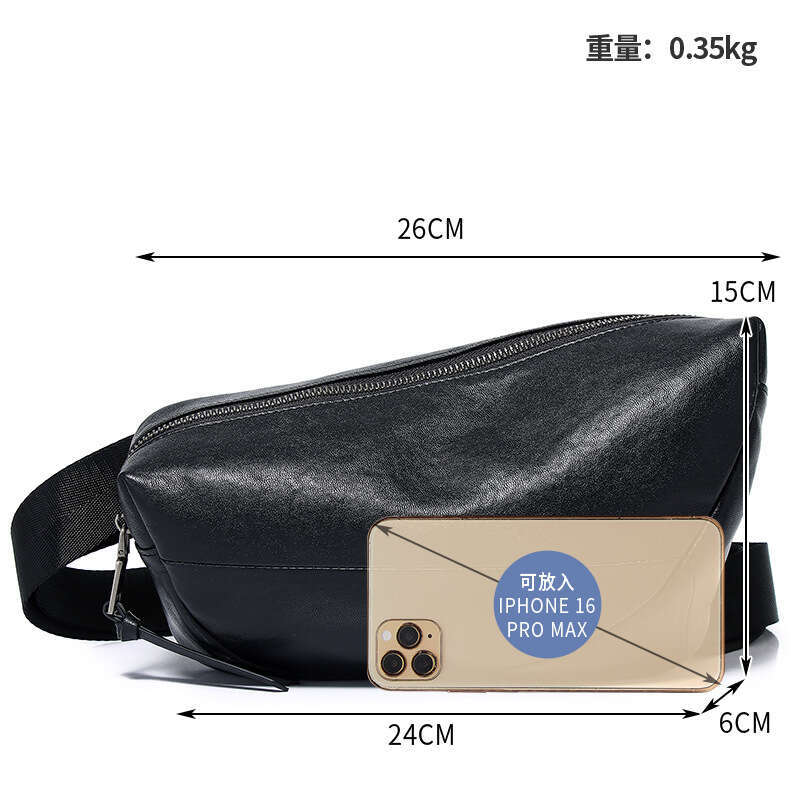 Leather Bag Men Bag Crossbody Bag Spring Top Layer Cowhide Single Shoulder Crossbody Men S High End Portable Chest Bag For Men