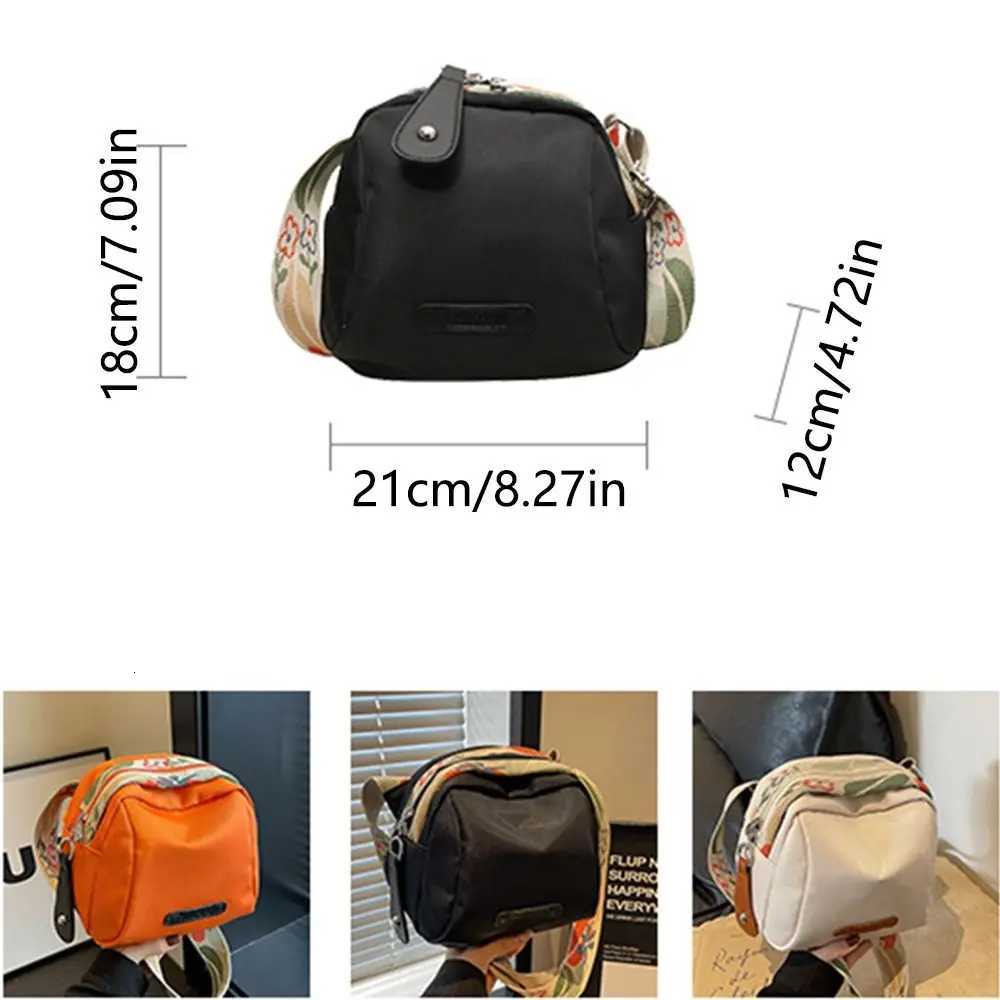 Simple Waterproof Womens Crossbody Bag Wide Shoulder Strap Large Capacity Shell Bag Adjustable Portable Handbag Purse Travel Y250730