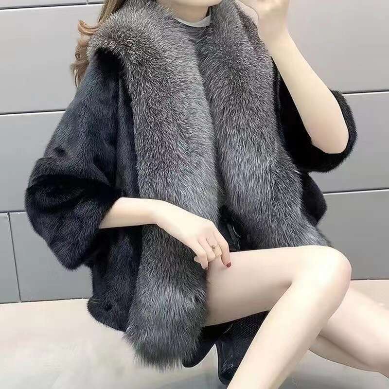 Women's Clothing Coat Whole Mink Fox