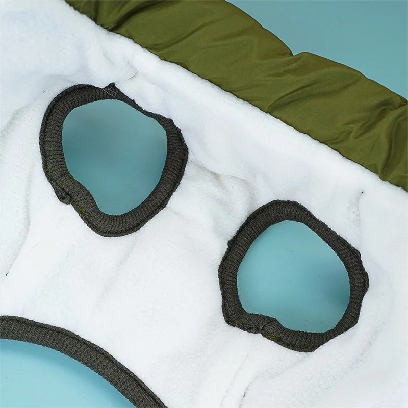 Pet Dog Jacket With Harness Winter Warm Dog Clothes For Labrador Waterproof Small Dog Coat Chihuahua French Bulldog Outfits 250729