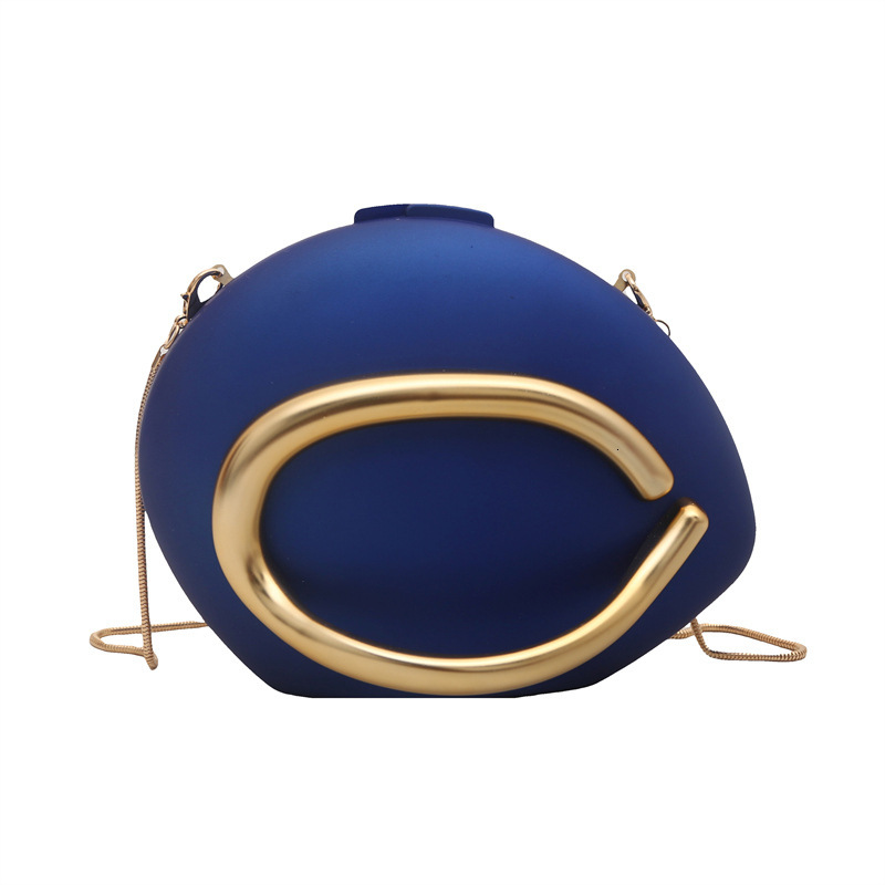 2025 New Acrylic Trendy Party Evening Bag for Women with Metal Chain, Single Shoulder Crossbody Clutch ddmymoon