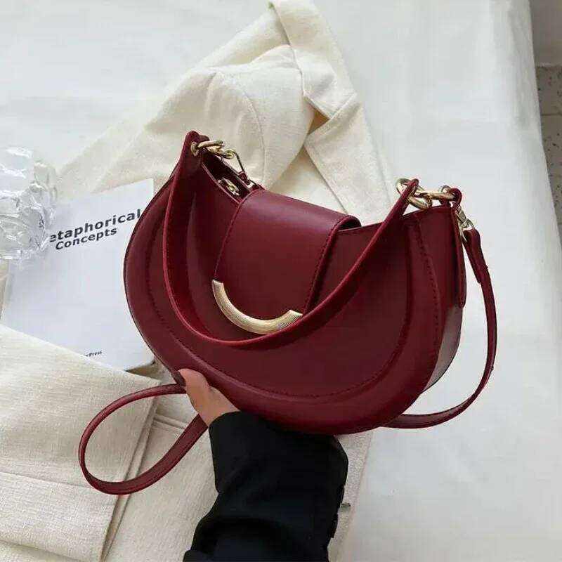 Armpit Shoulder Side Designer Trend Leather Small Underarm Crossbody Handbags and Purses Bags for Women