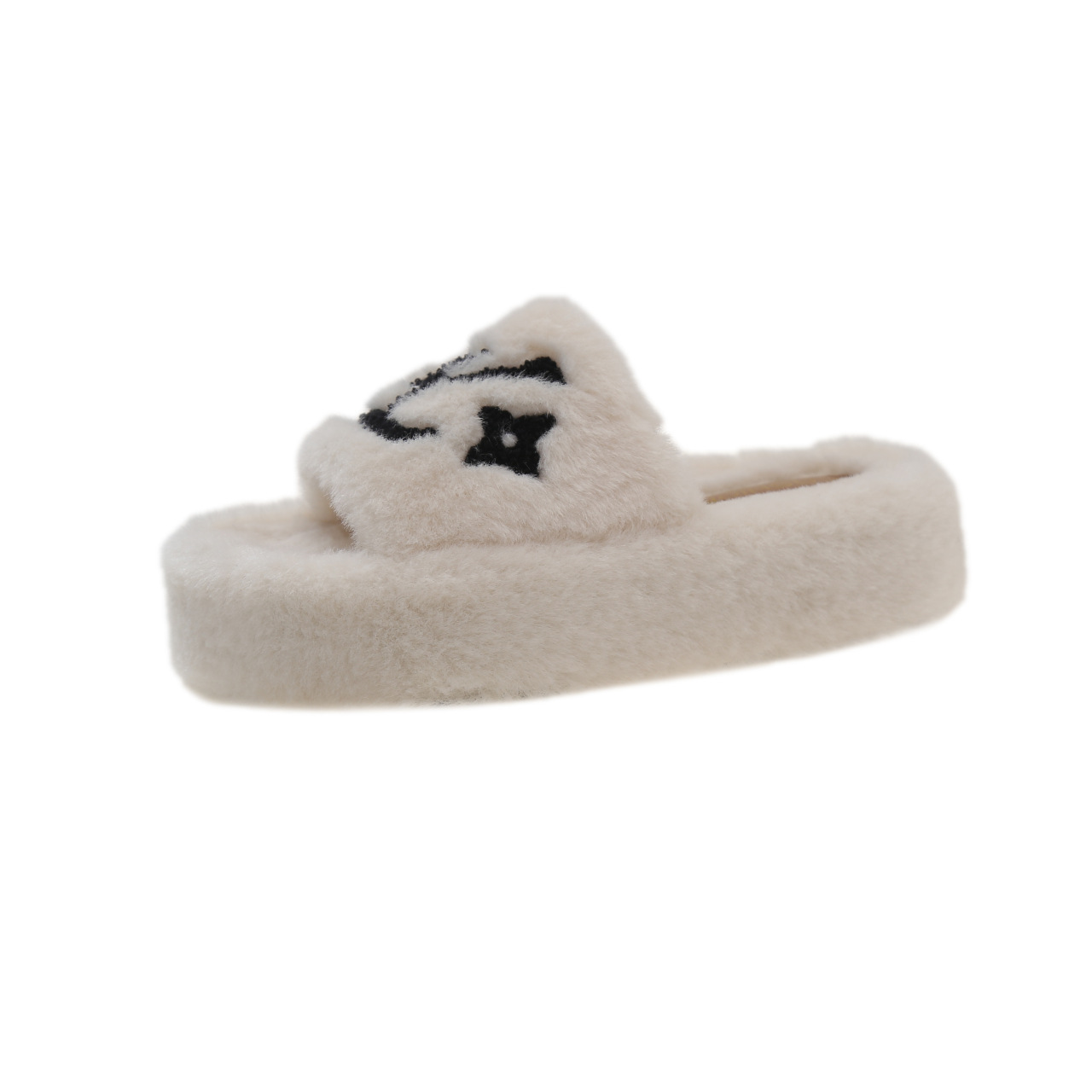 free shipping designer of Retro and comfortable embroidered internet-famous slippers The new style is extremely popular and versatile