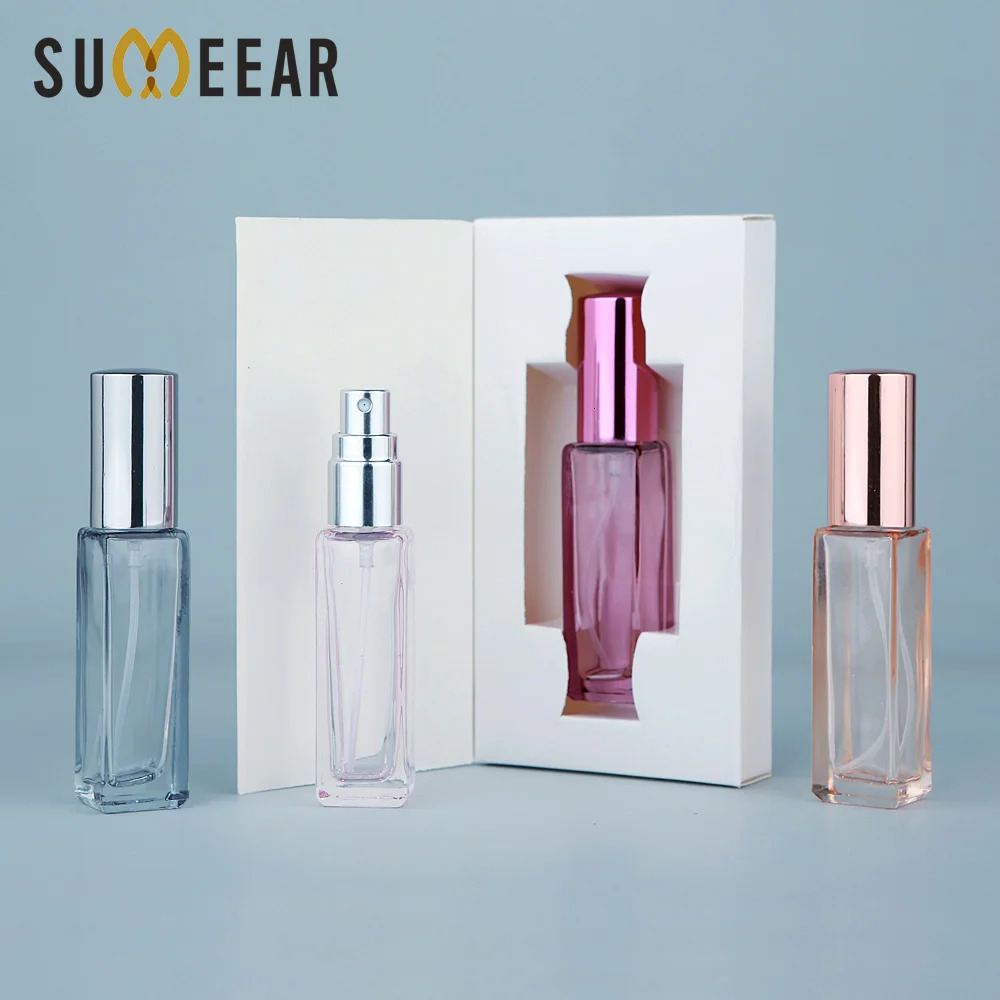 10ml Perfume Bottle Polychrome Bottle and packaging boxes High Quality Thick Glass Refillable Mold Spray Bottle 10/20/30/40PCS 250726