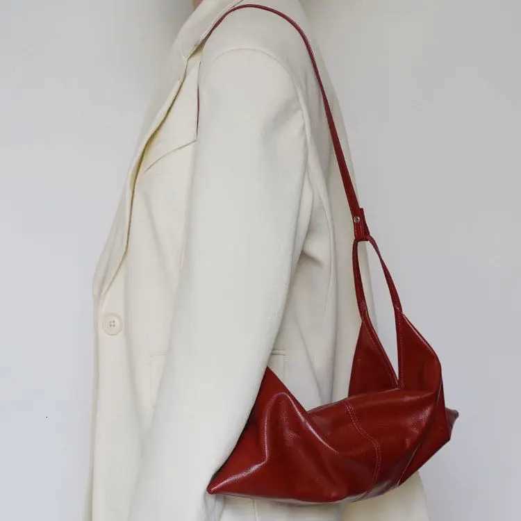 Women Bag Koren PU FAshion Simple Office Lady Shoulder Bag Handbag Pures and Bags Crossbody Irregular Bag Y250730
