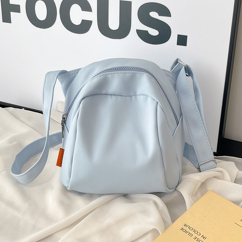 Cross border new women's bag Japanese crossbody bag Fresh solid color shoulder bag Fashion small bag Designer bag Handbag