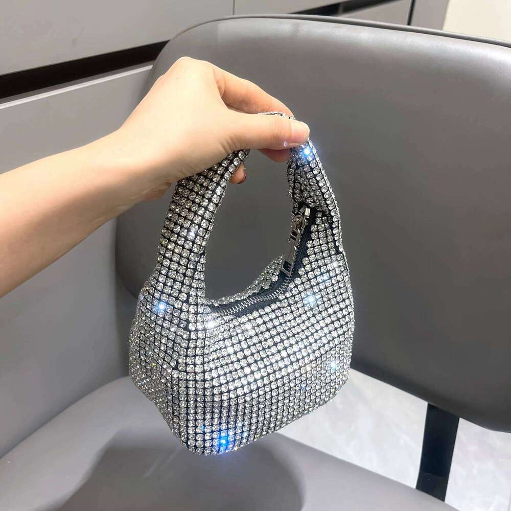 Shiny Crystal Rhinestone Handmade Purses and Handbags Designer Evening Clutch Bag Purse Weding Party Bags