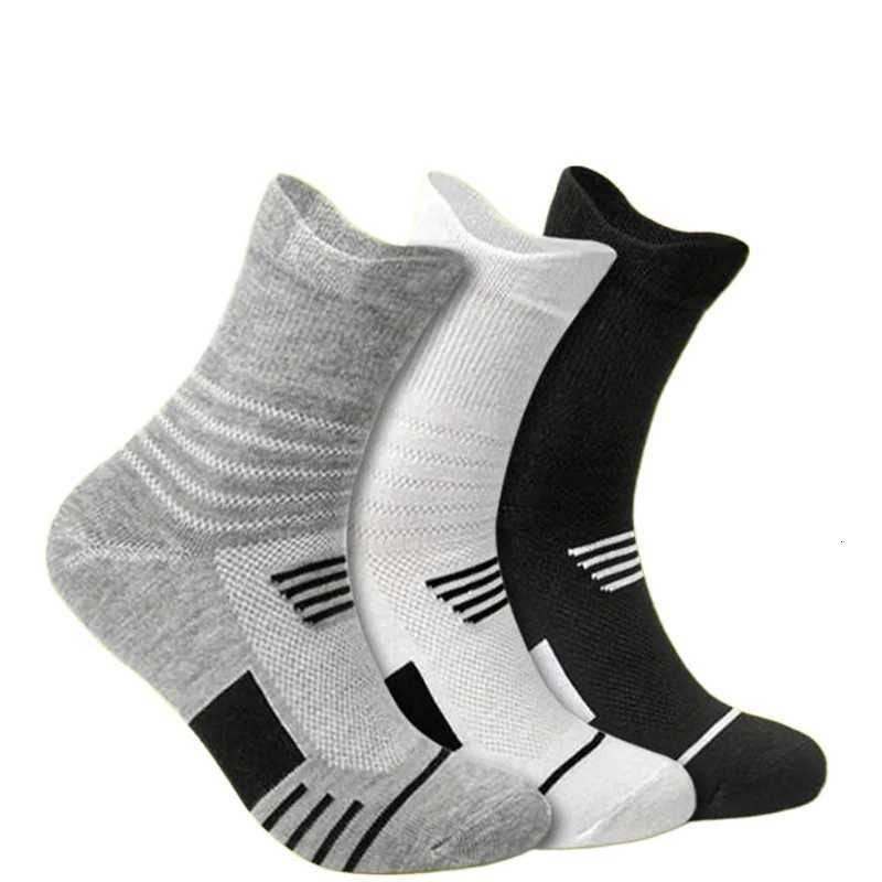 Mens Comfort Fit Cushion Performance Athletic Crew Men Socks For Outdoor Sports 1-18 Pairs Z250731