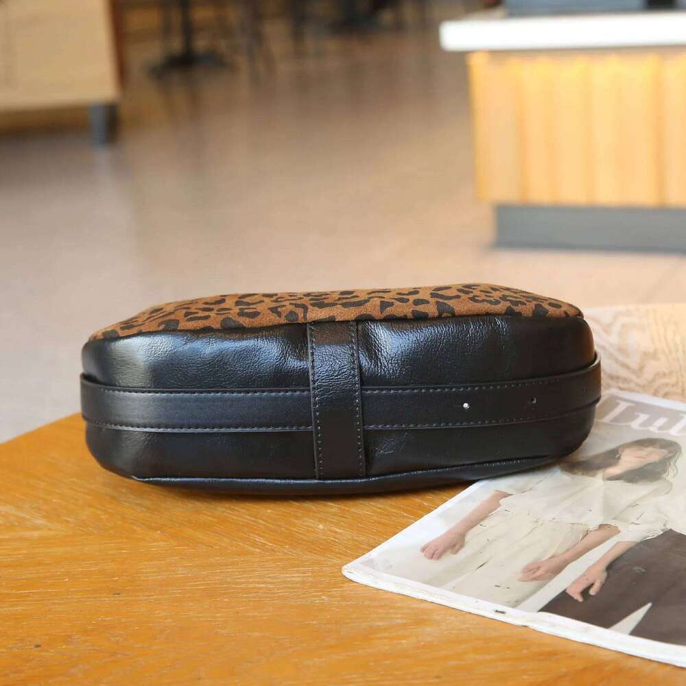 Female Genuine Cowhide Suede Soft Leather Purses And Handbags ,Ladies' High-Quality Retro Pop Fashion Shoulder Crossbody Bag 250731