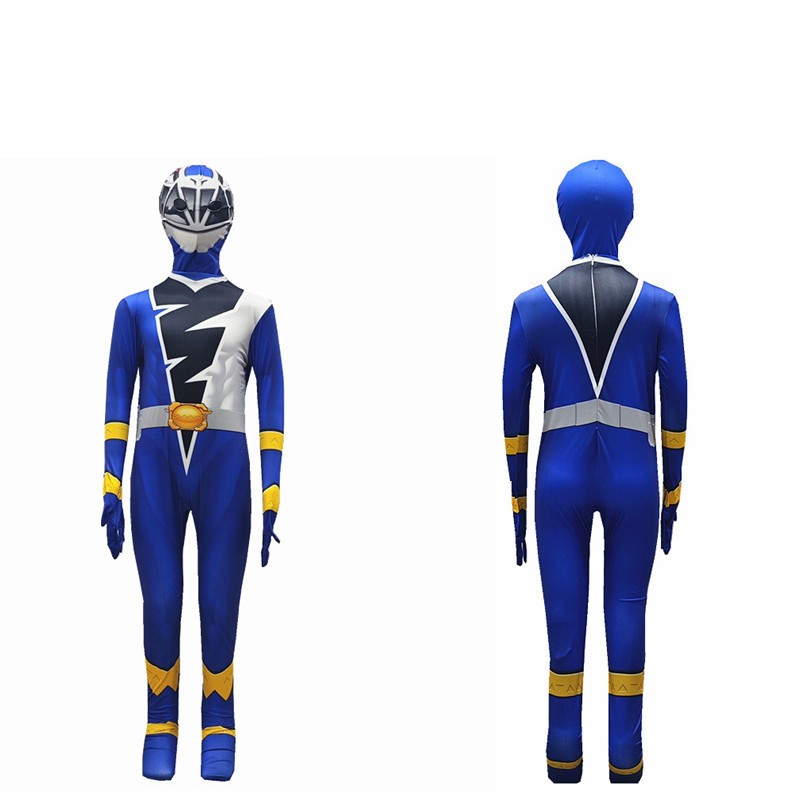 Children's Dragon Knight one-piece tight cosplay costume, multi-color team style hero costume, Halloween party stage performance costume