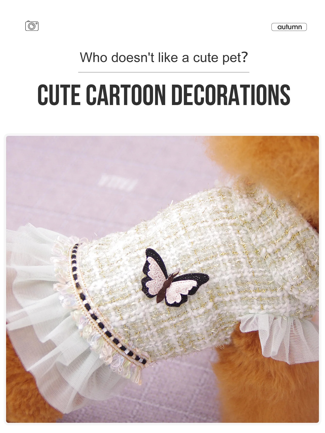 Dog clothes Princess Dress Jacket For Pets Suitable For Poodle Maltese Yorkshire Terrier In Spring And Autumn 250729