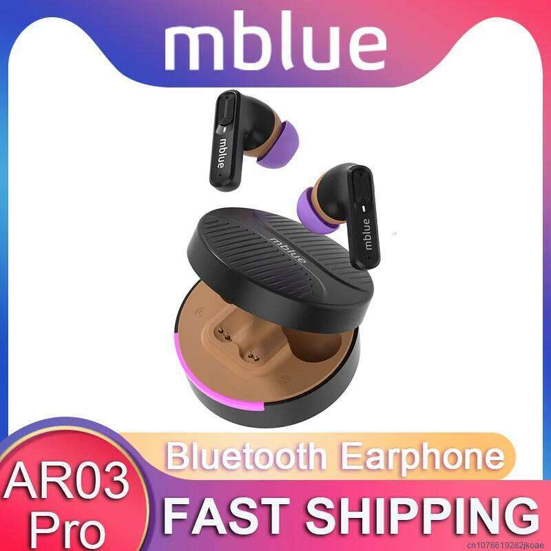 Designer Famous Brand Mblue AR Pro Wireless Bluetooth Noise Cancelling HD Mic Call Hifi Stereo Music Game Headphone