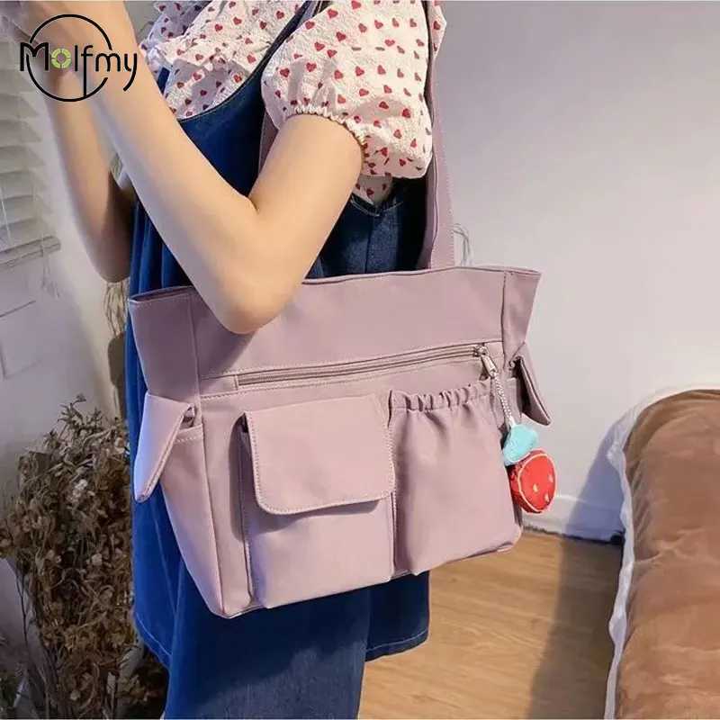 Large Capacity Crossbody Bag with Multiple Pockets Oxford Messenger Tote bag Adjustable Shoulder Handbags for School Travel Dail Y250730