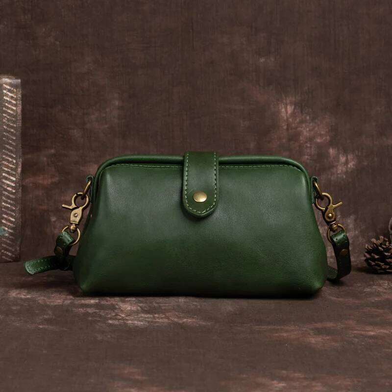 Woman's Men Shoulder Crossbody Female Retro Messenger Bag For Women Leather Phone Sling Bag Ladies Clutches