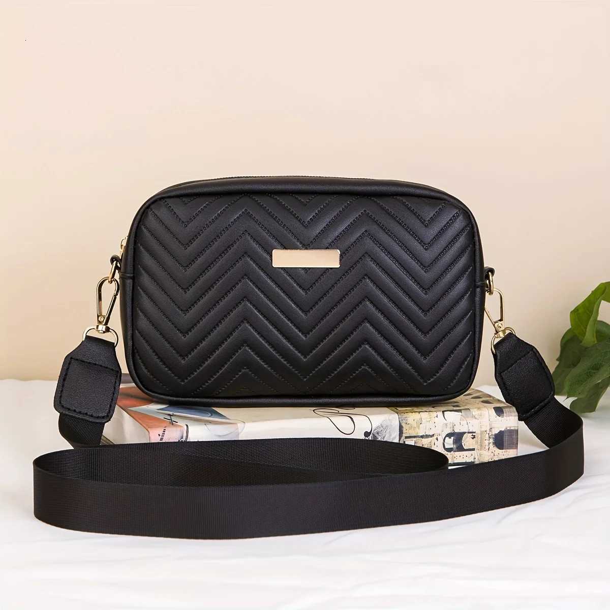 Minimalist Mini Fashionable Quilted Crossbody Bag Wallet Trendy PU Shoulder Bag WOMENS Casual Handbag and Mobile Phone Wallet Y250730