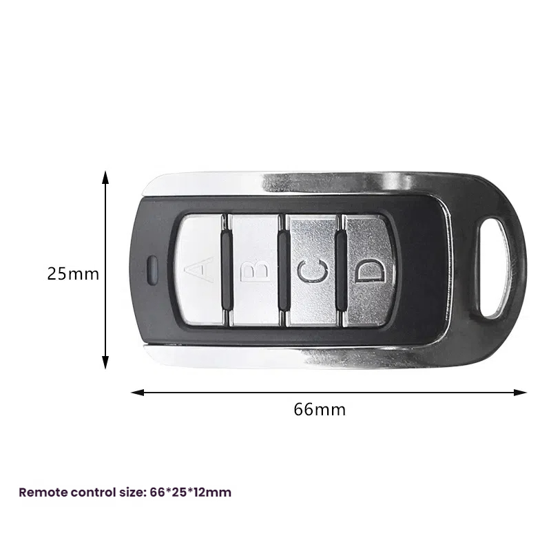 Universal Garage Remote Electronic Gate Control 433MHz Gate Key Fob Command Hand Transmitter Wireless Remote